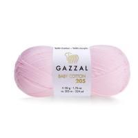 Пряжа Gazzal Baby Cotton 205 (514); Состав: 50% Хлопок, 50% Акрил; 50 гр/205 м
